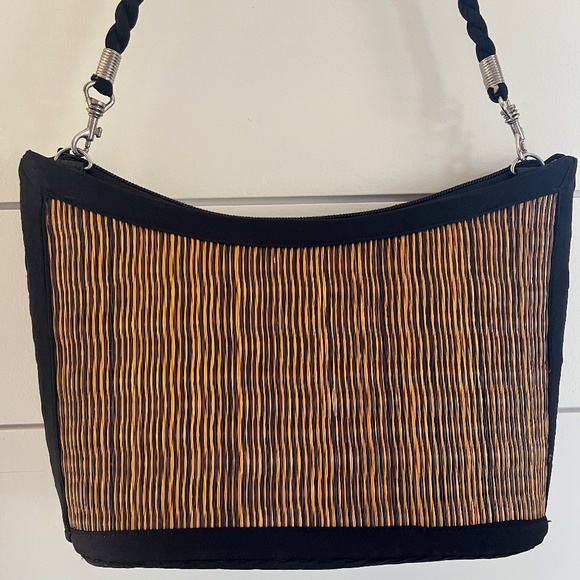 Baskets of Cambodia Natural Woven Purse - Picture 1 of 8
